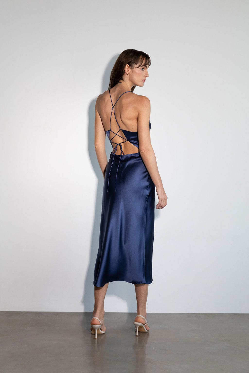 Nova Slip Dress Midnight Blue - Atelier Nova Slip Dress Midnight Blue - Atelier