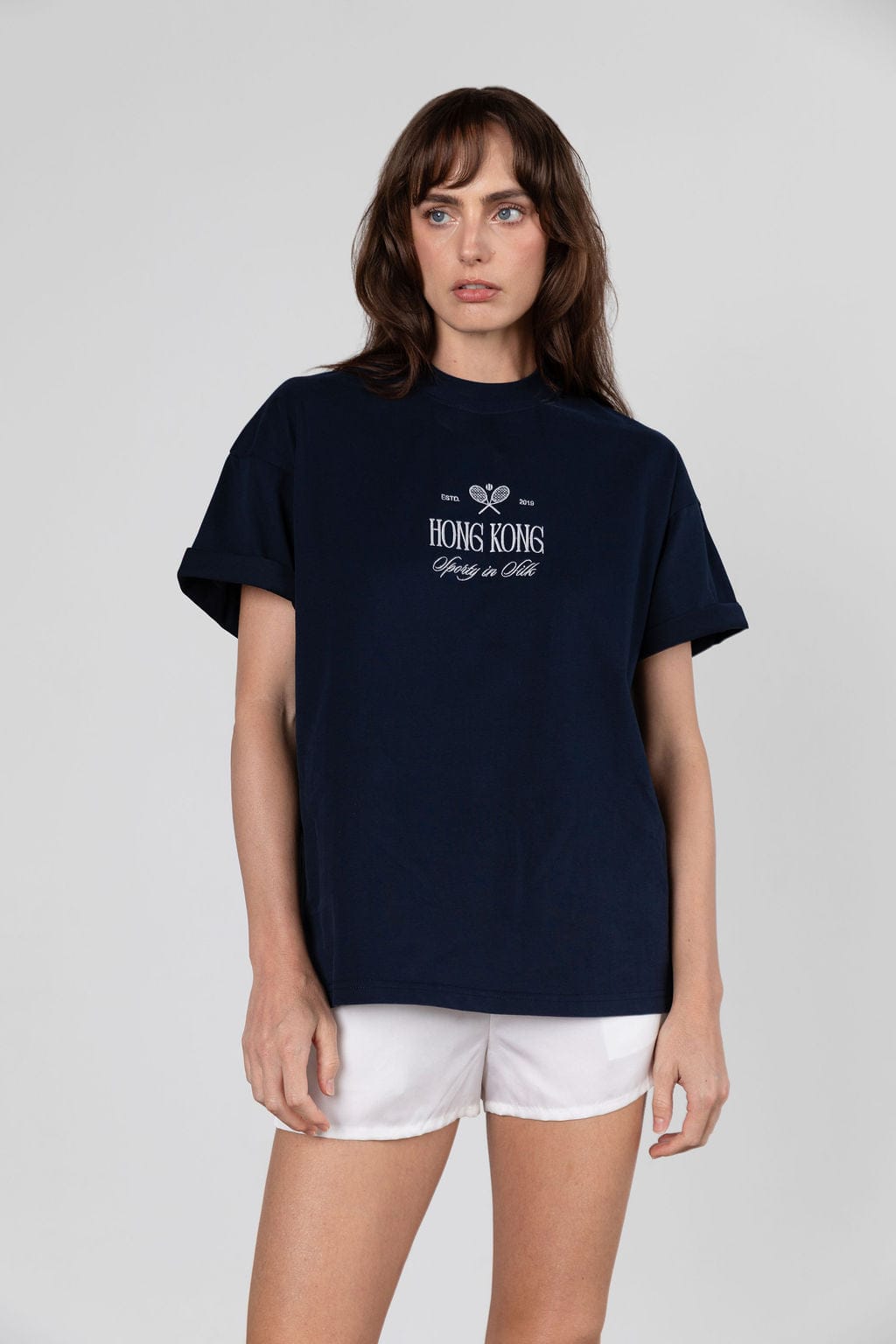 Sporty In Silk Hong Kong - Organic Cotton Tshirt