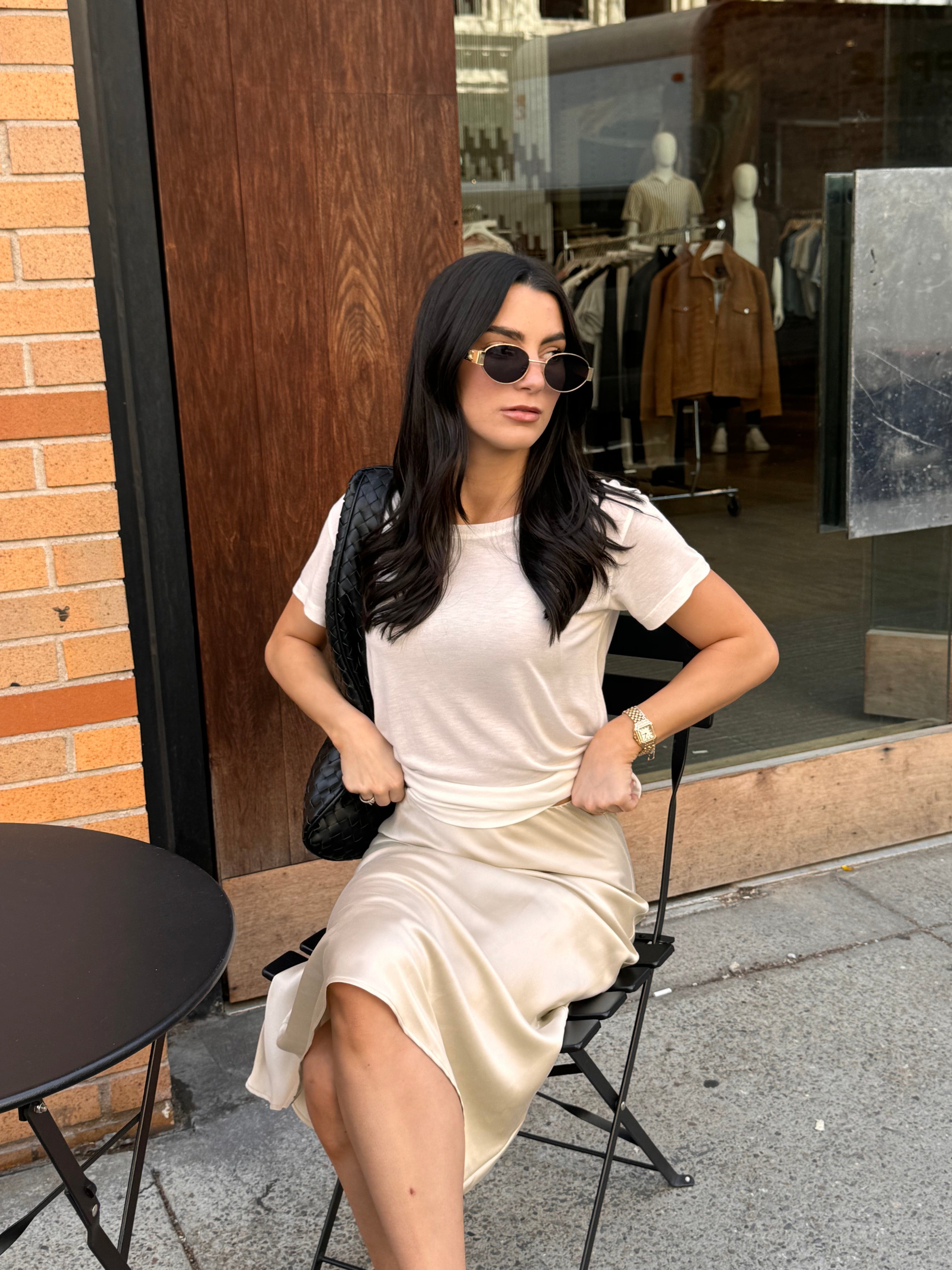 Effortless Silk Skirt
