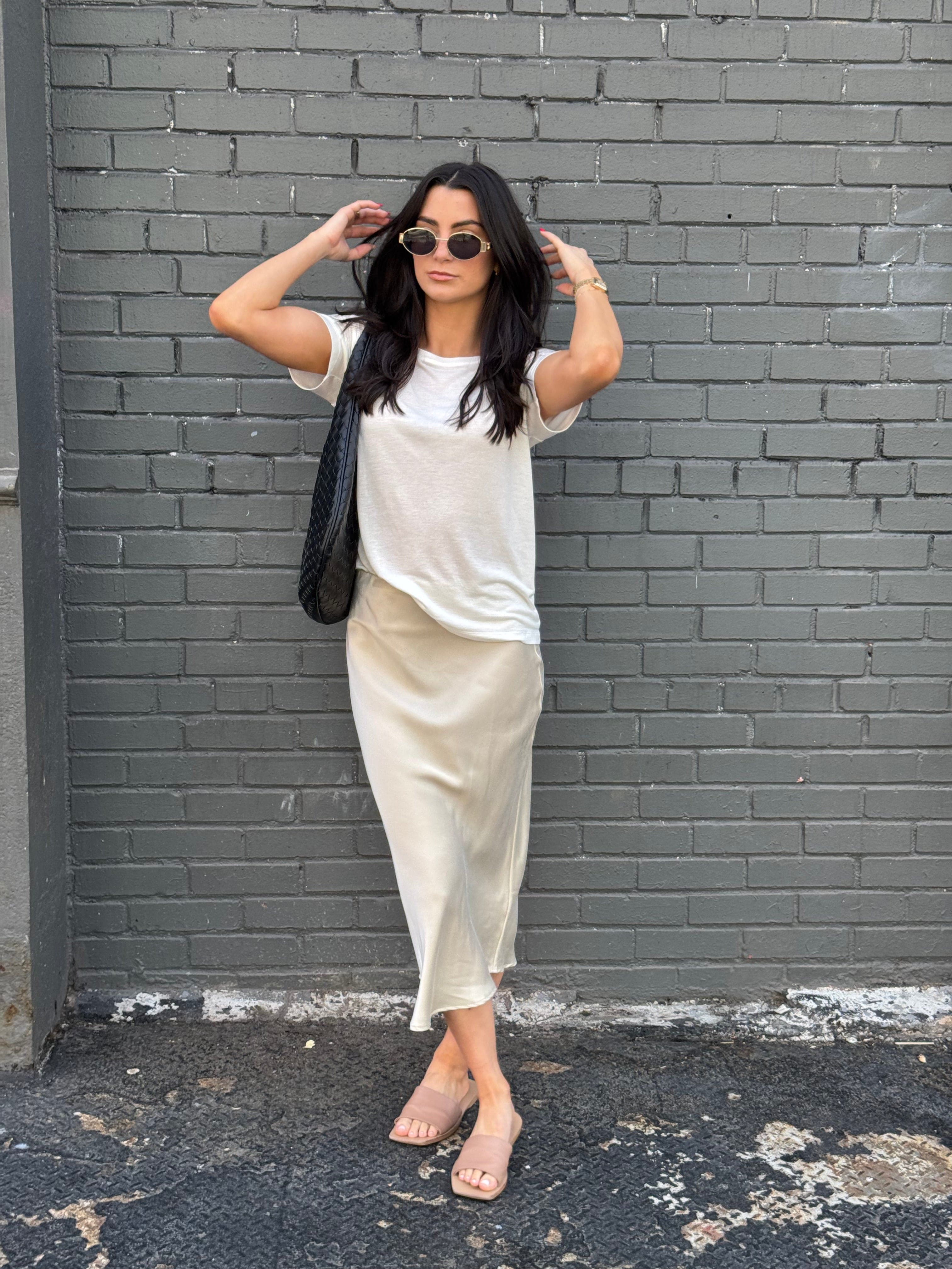 Effortless Silk Skirt