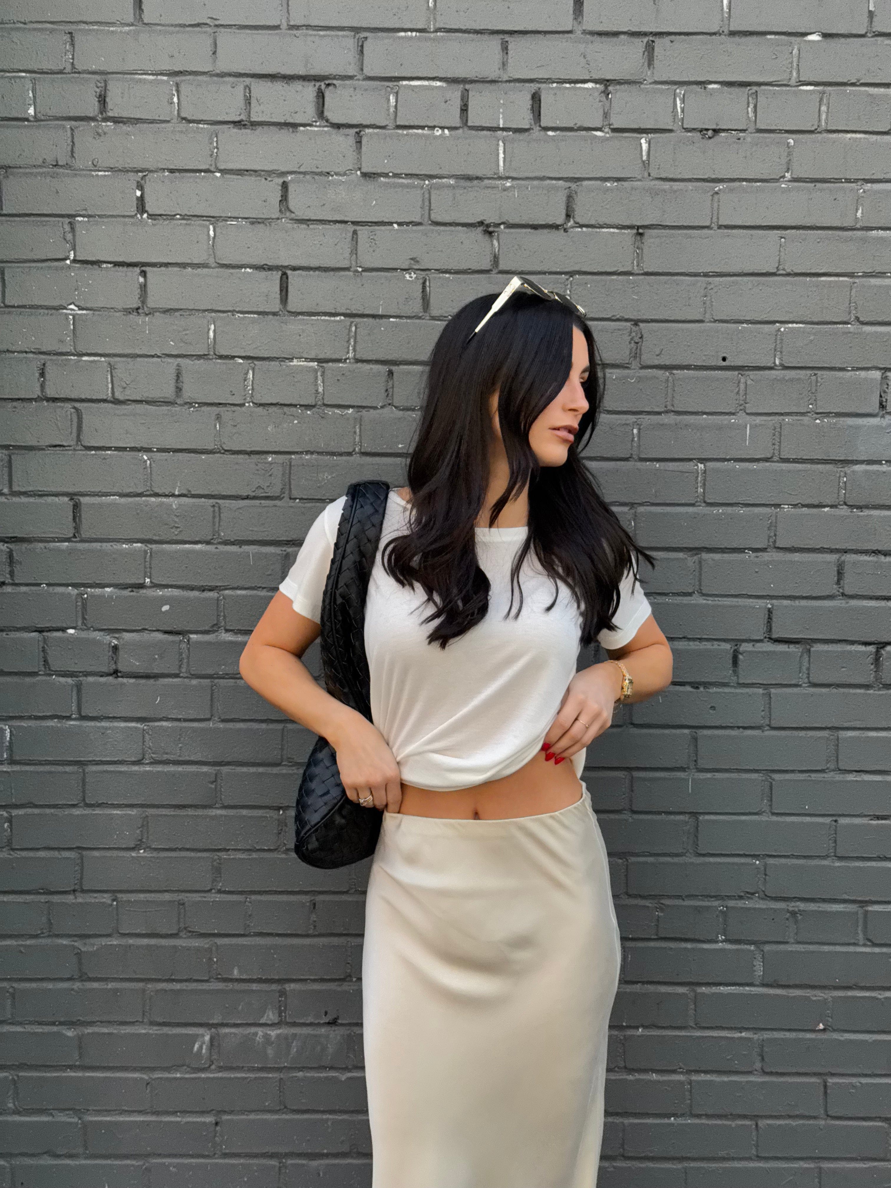 Effortless Silk Skirt