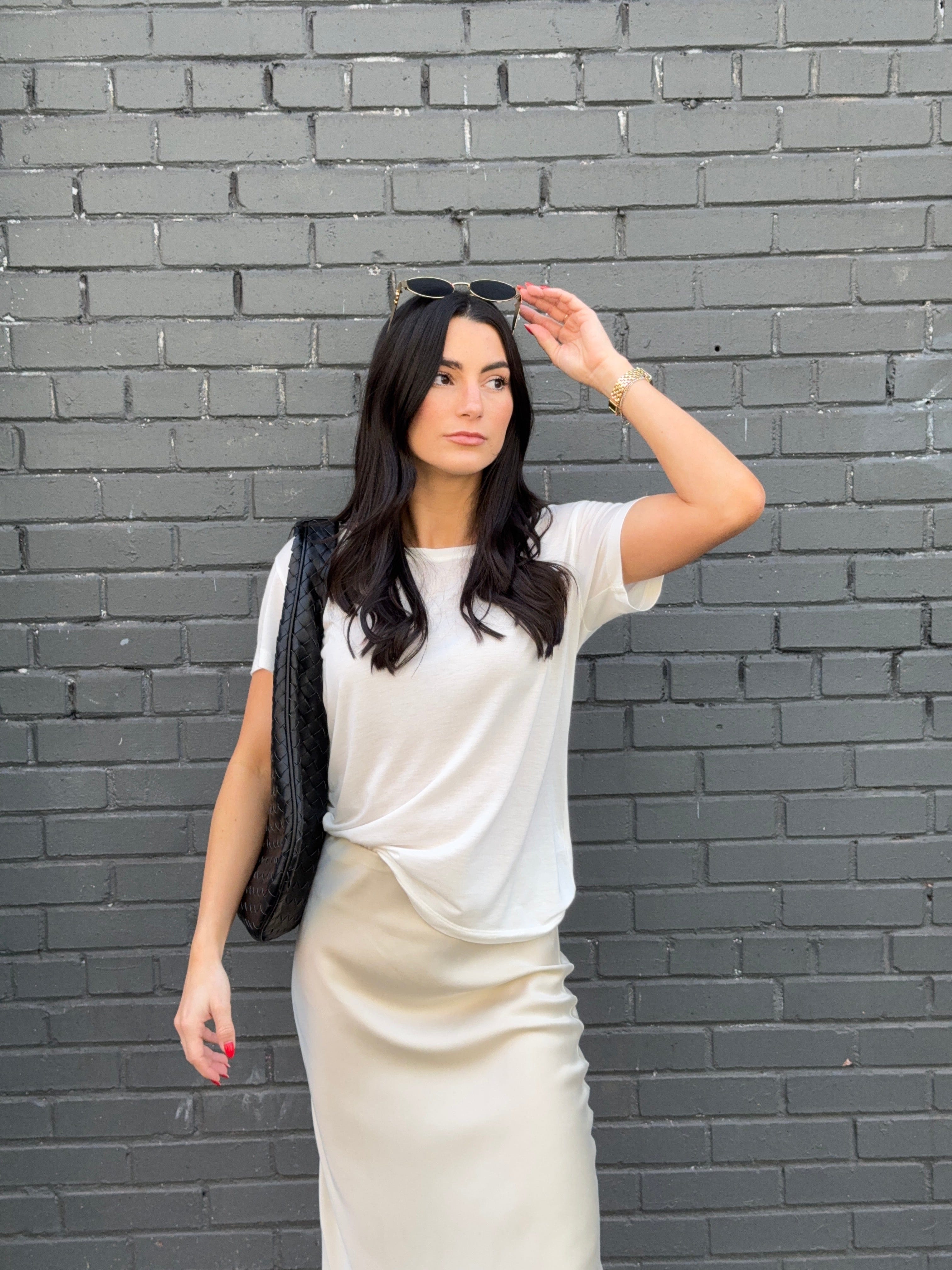 Effortless Silk Skirt