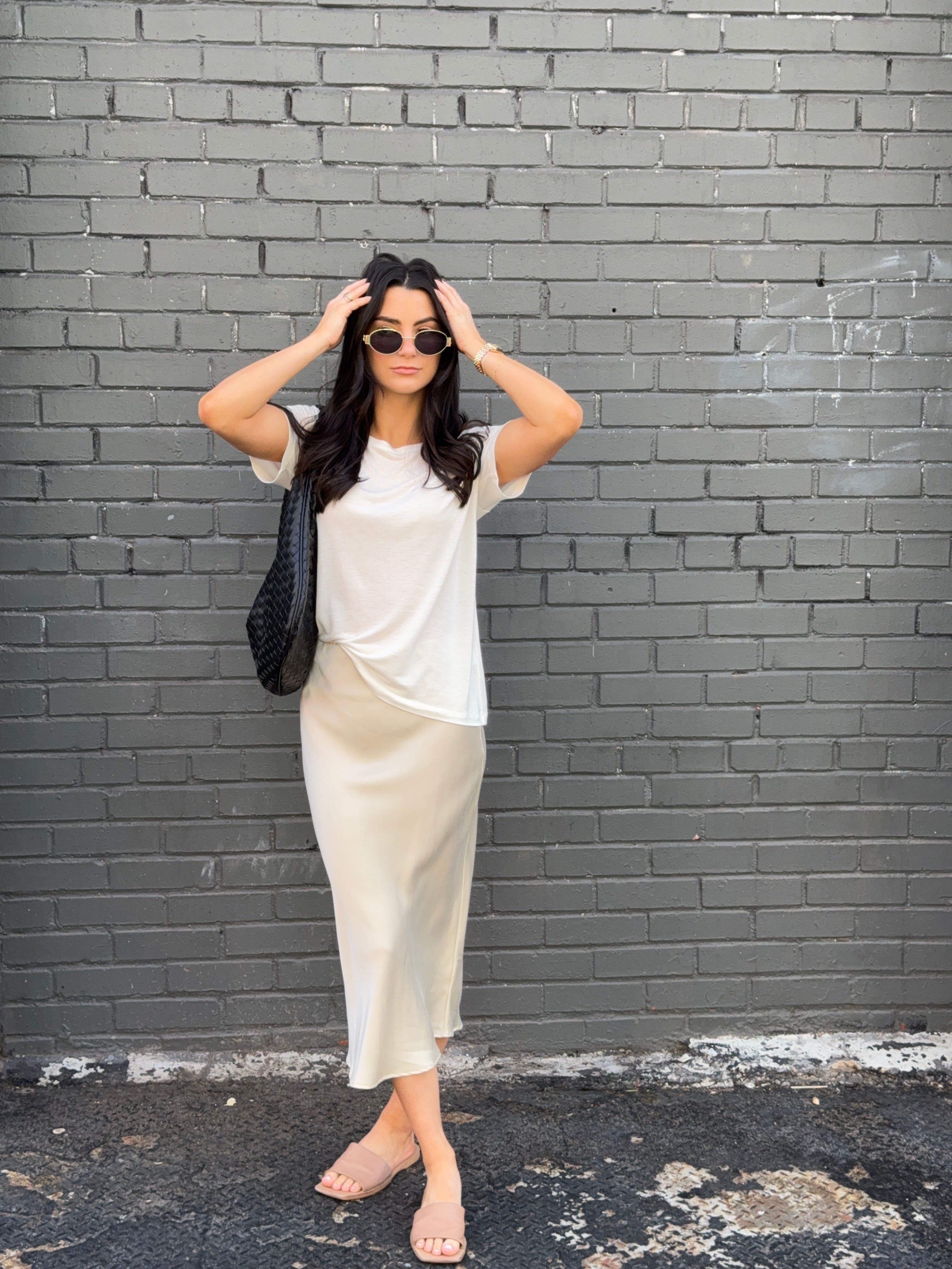 Effortless Silk Skirt