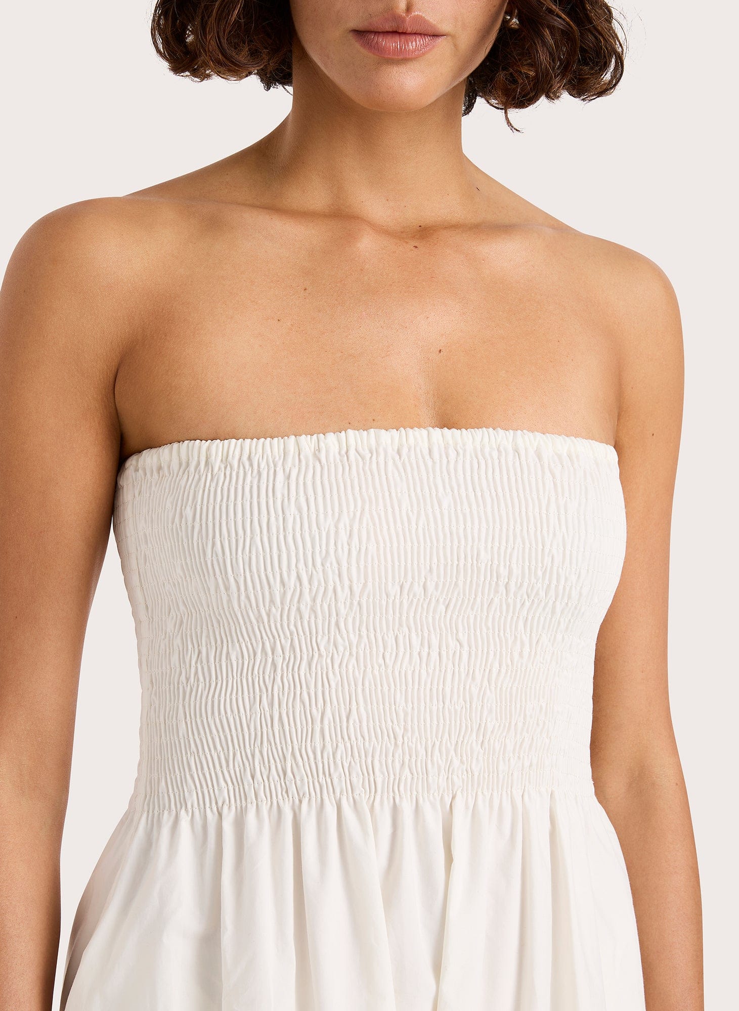 Jamie Midi Dress White - Faithfull The Brand