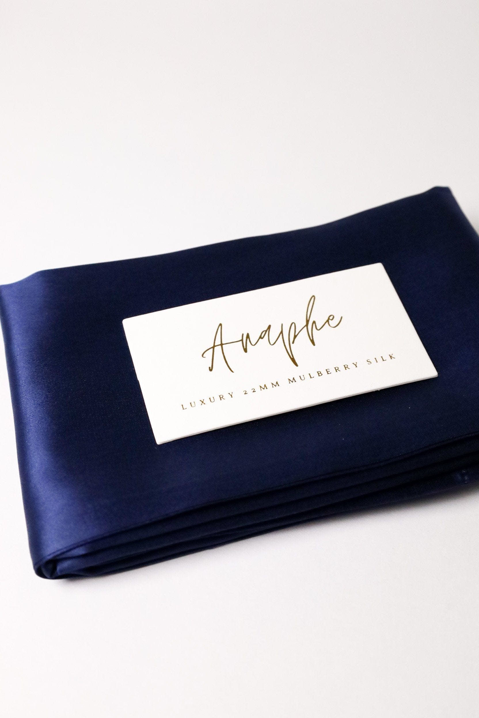Anaphe Additions Navy Blue Silk Pillowcase 22momme 6A