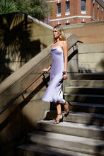 Load image into Gallery viewer, Anaphe Backless Dress Nova Dress Silk Open Back Slip - Lilac
