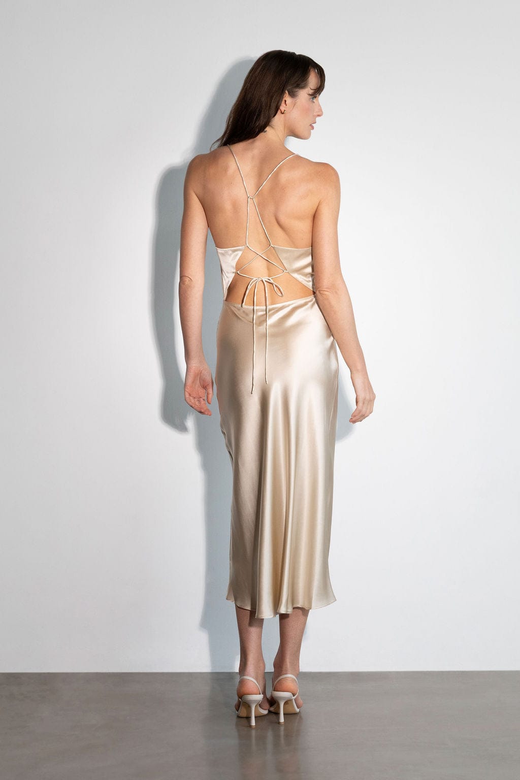 Nova Slip Dress Creme