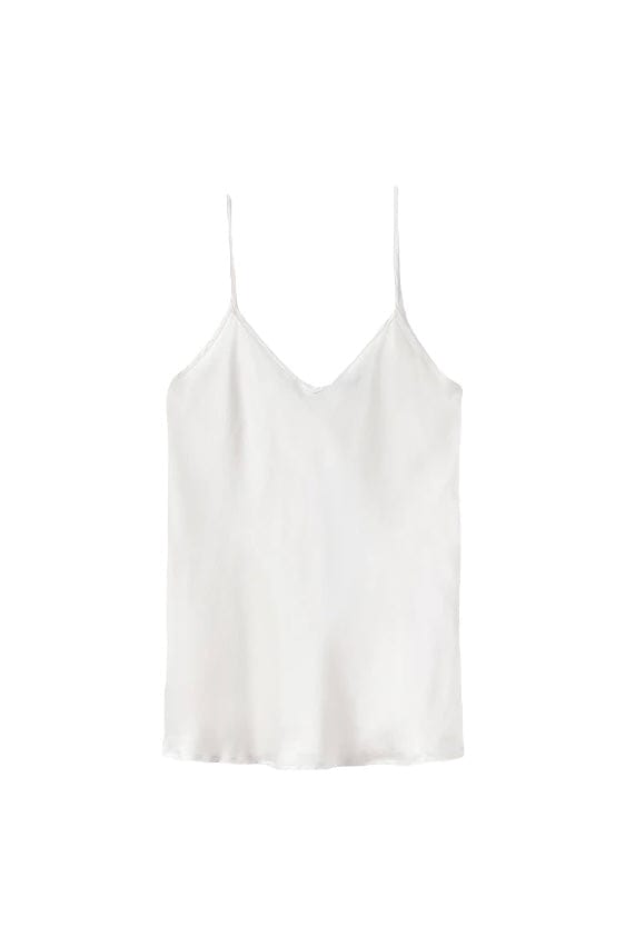 Anaphe Camisole V Silk Camisole Top White