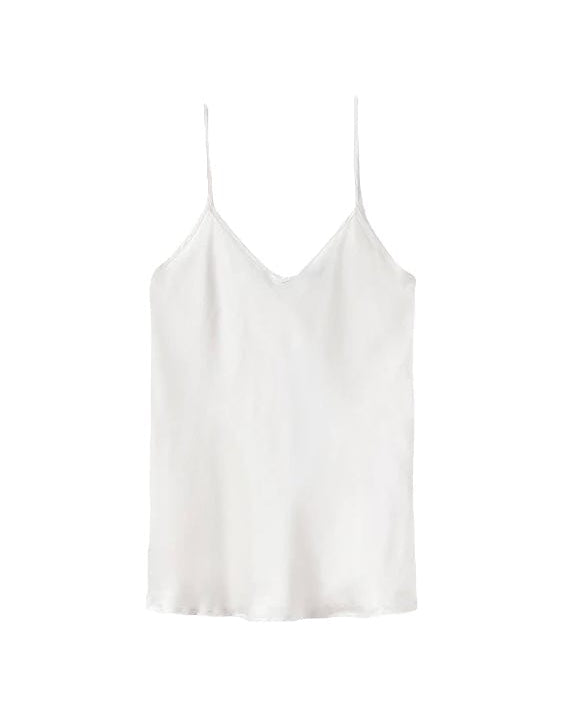 Anaphe Camisole V Silk Camisole Top White
