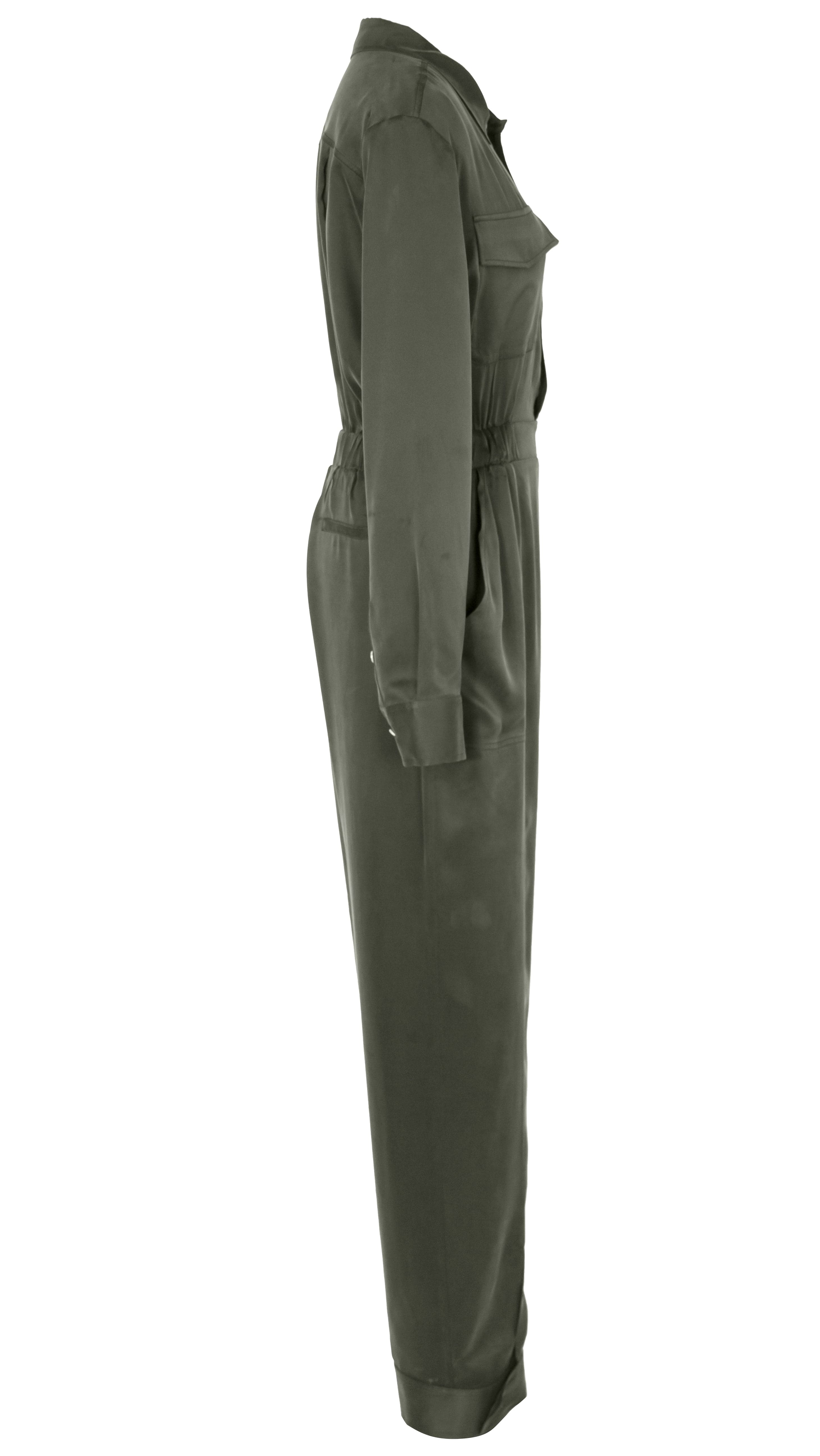Anaphe Jumpsuit Utility Jumpsuit Long - Olive Green