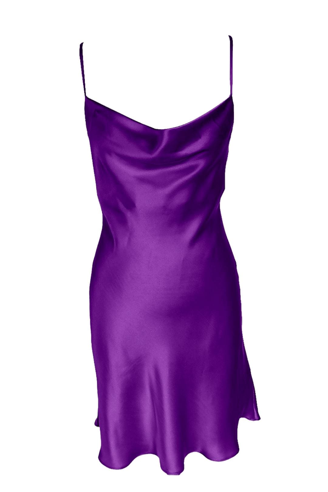 Anaphe Mini Cowl Dress San Marino Open-Back Mini Slip Dress - Orchid Purple