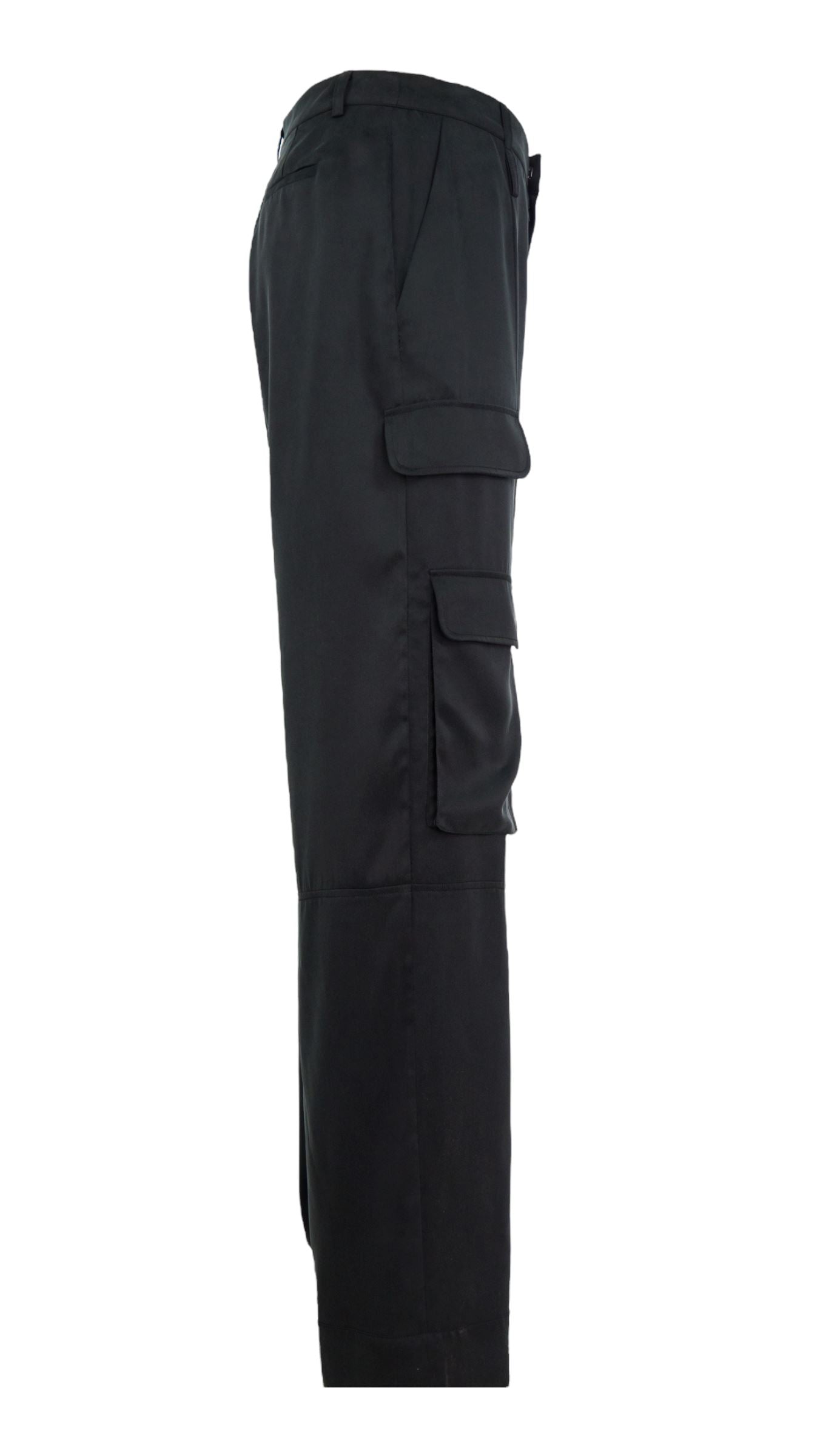 Anaphe Pants & Shorts 90s Cargo Silk Pant - Classic Black