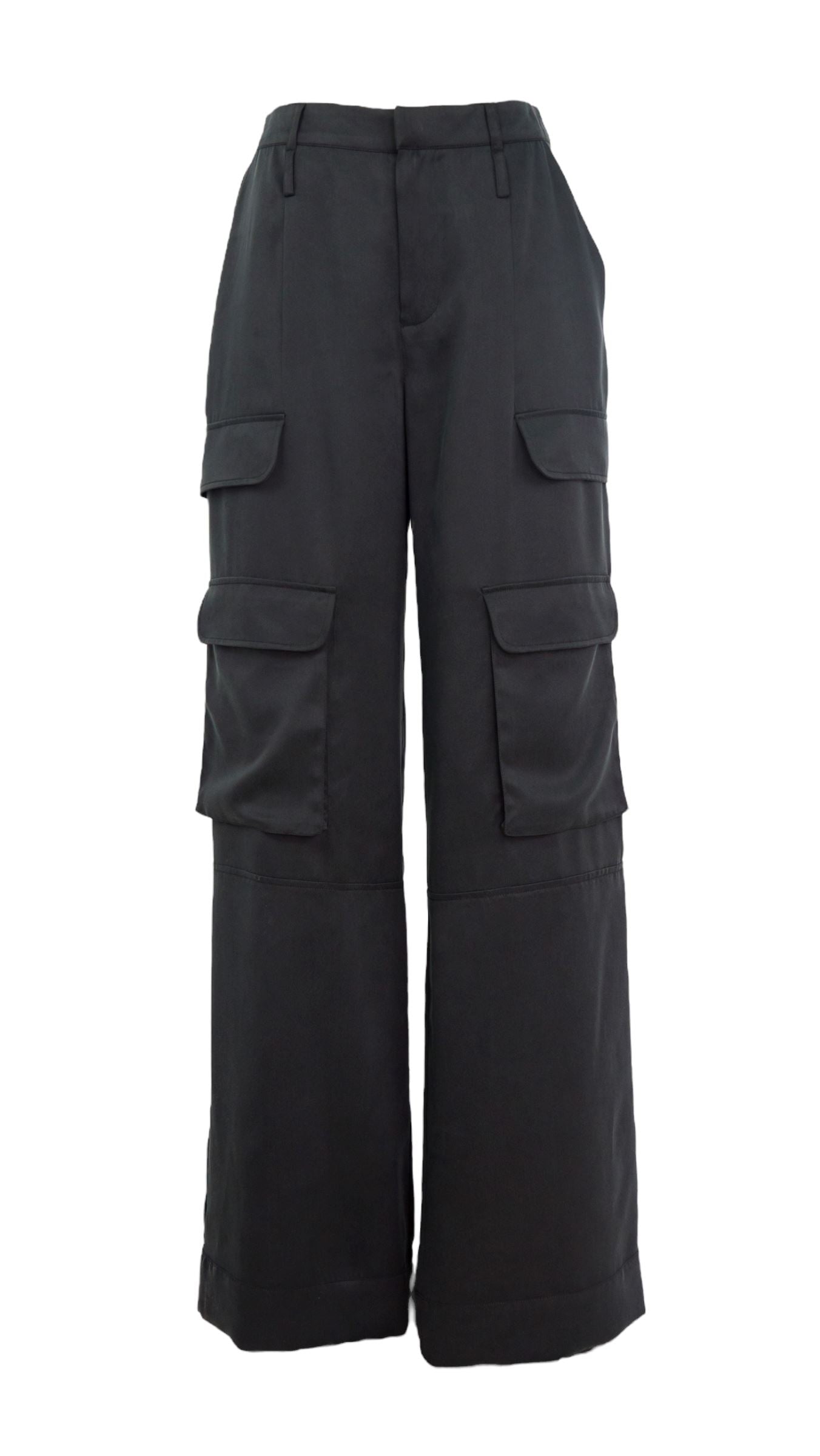 Anaphe Pants & Shorts 90s Cargo Silk Pant - Classic Black