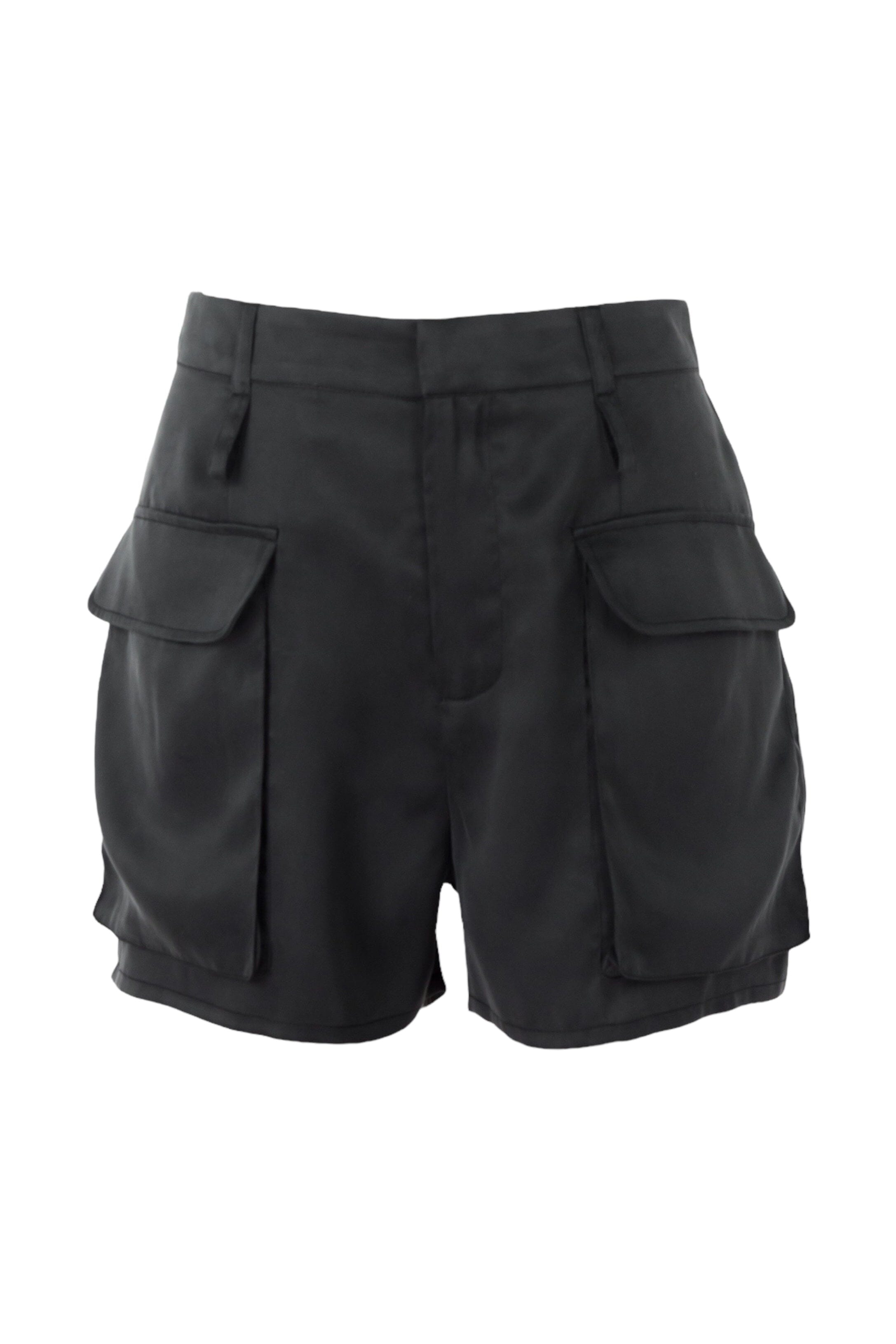 Anaphe Pants & Shorts 90s Cargo Silk shorts - Classic Black