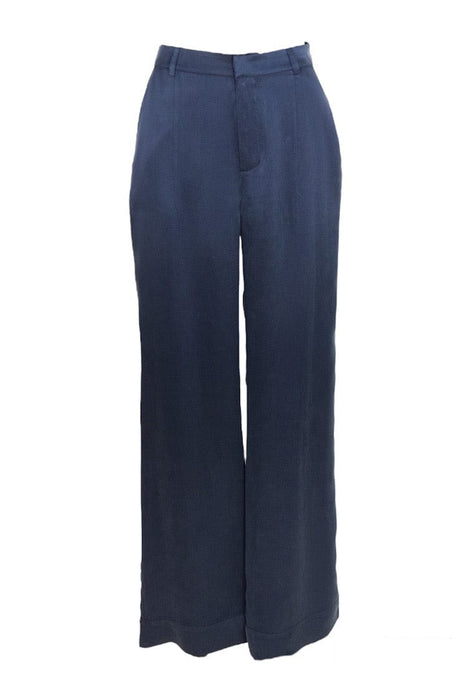 Anaphe Pants & Shorts Hero Silk Pant - French Navy Blue