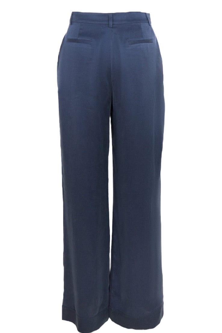 Anaphe Pants & Shorts Hero Silk Pant - French Navy Blue