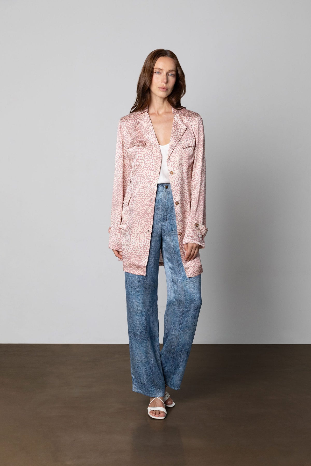 Anaphe Pants & Shorts Jeans But Silk - Indigo Acid Wash Denim