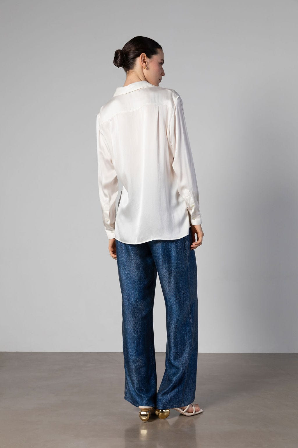 Anaphe Shirts & Tops Boyfriend Silk Utility Shirt