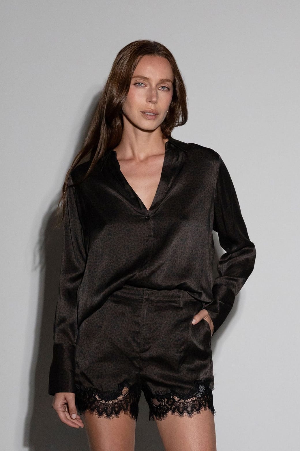 Anaphe Shirts & Tops Capsule Pullover Shirt - Panther Print