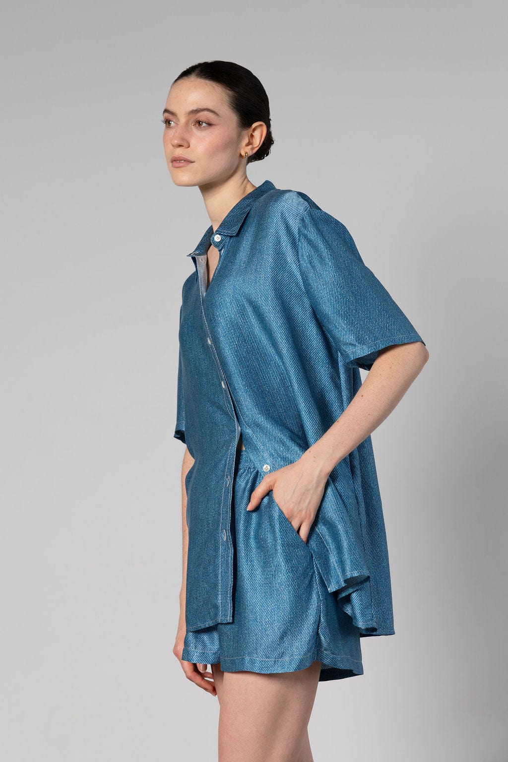 Anaphe Shirts & Tops Daily Short Sleeve Shirt - Sandwashed Silk