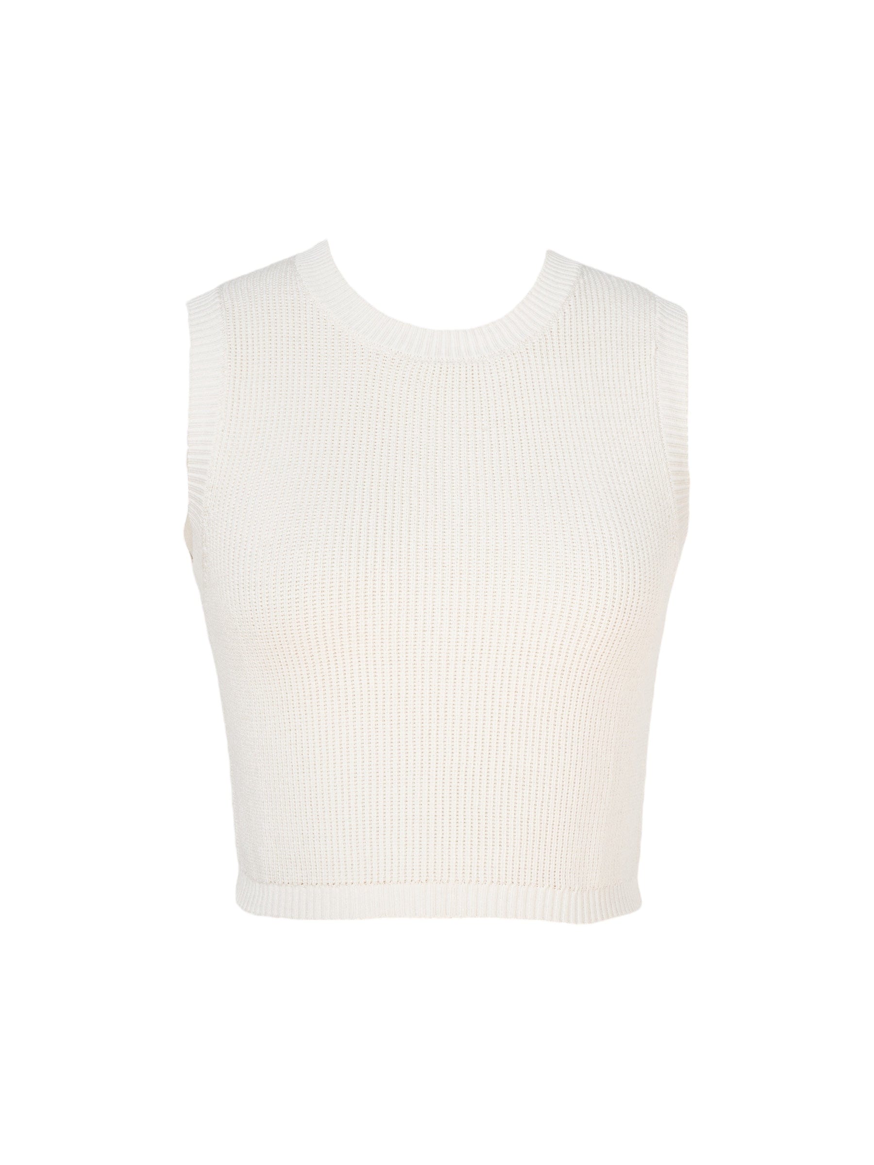 Anaphe Shirts & Tops Medium Knit Crop Top 55% Silk 45% Organic Cotton