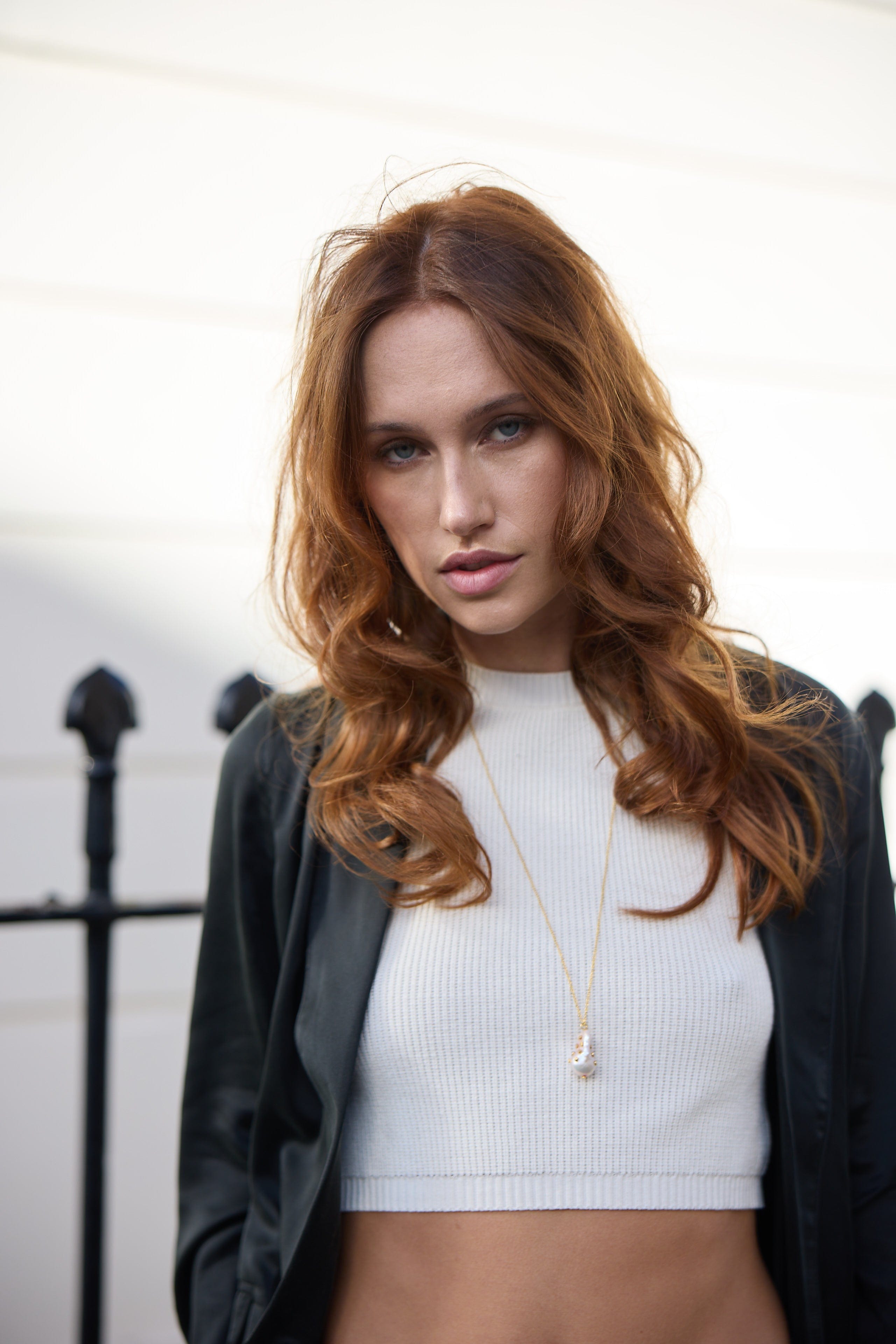 Anaphe Shirts & Tops Medium Knit Crop Top 55% Silk 45% Organic Cotton