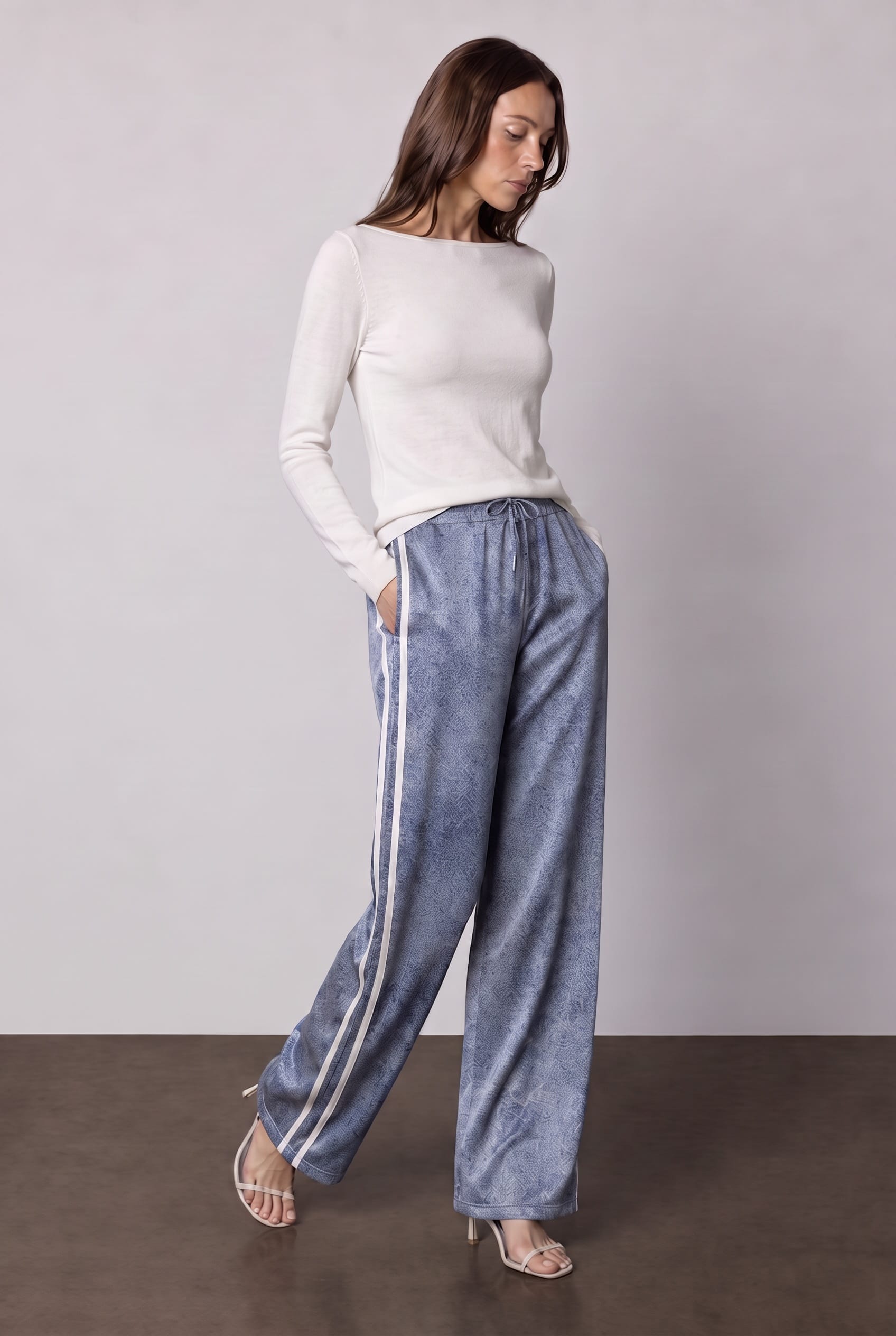 Anaphe Shirts & Tops White Light Weight Merino Knit Top