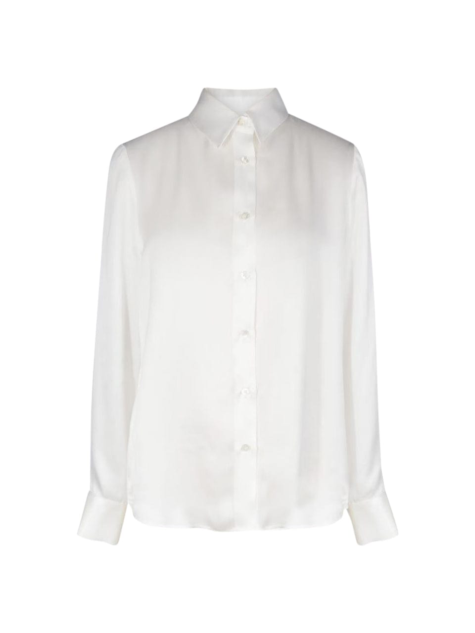 Anaphe Shirts & Tops White / XS Staple Shirt - Sandwashed Silk