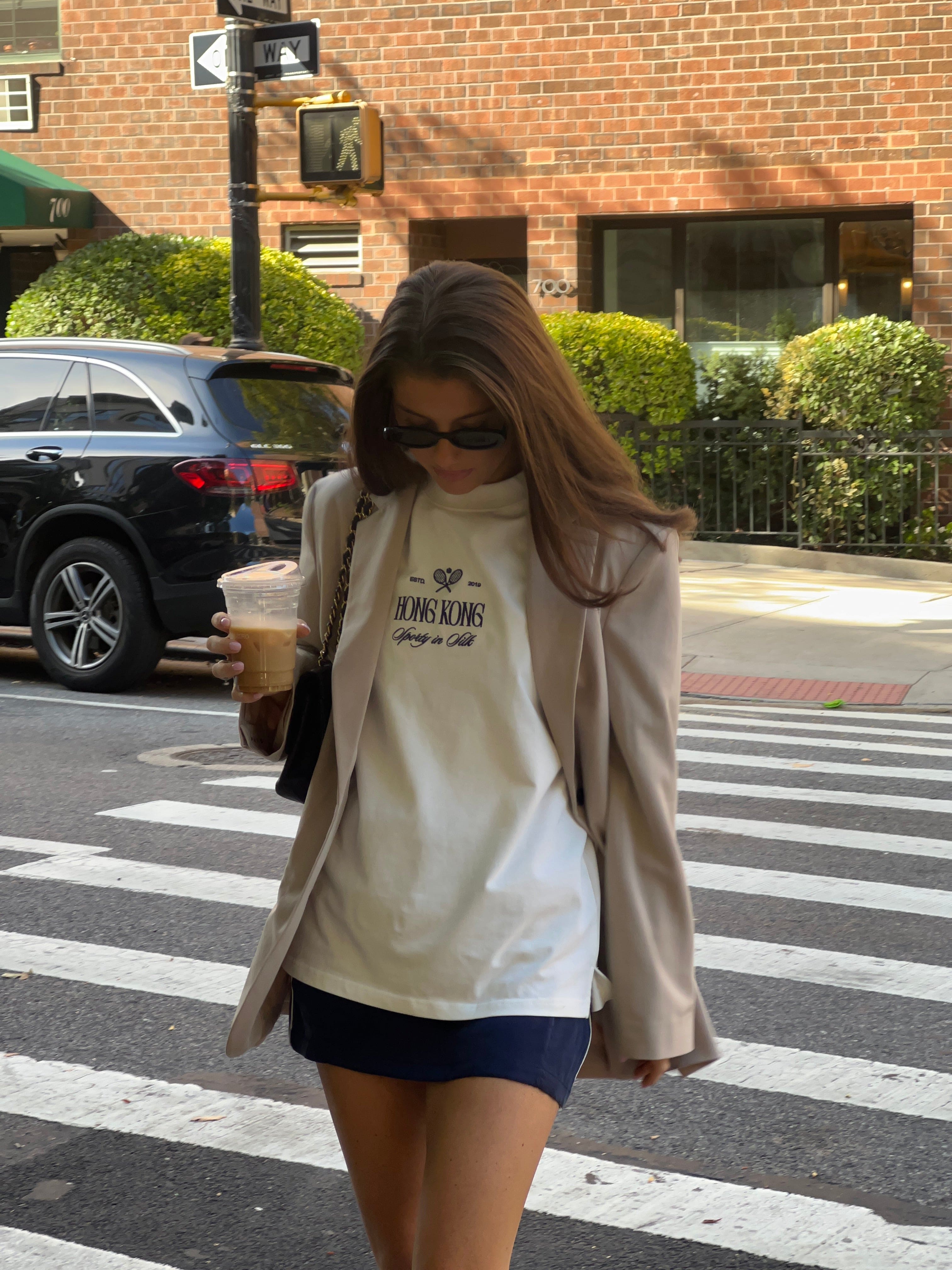 Anaphe Sporty In Silk Hong Kong - Organic Cotton Tshirt