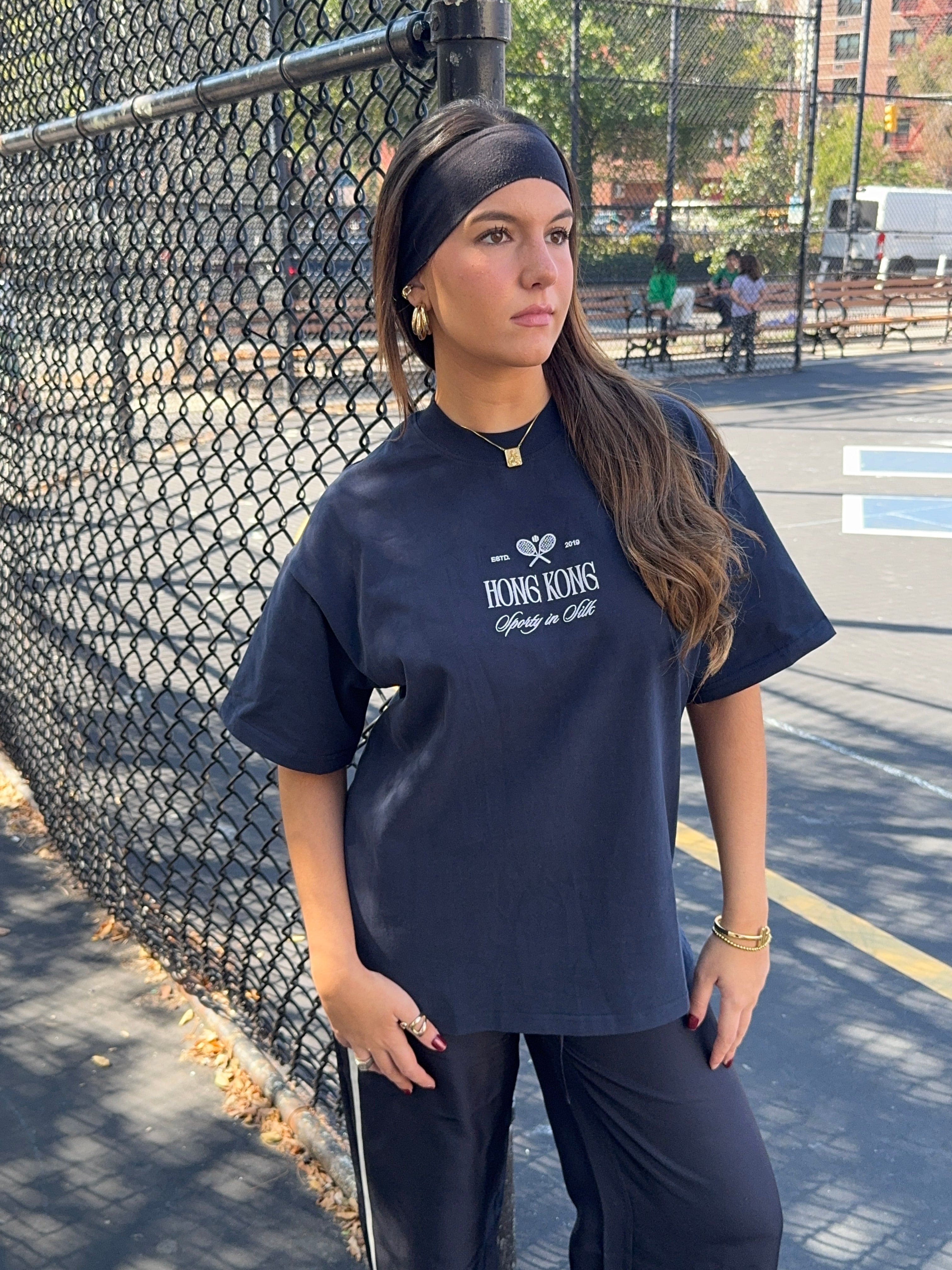 Anaphe Sporty In Silk Hong Kong - Organic Cotton Tshirt