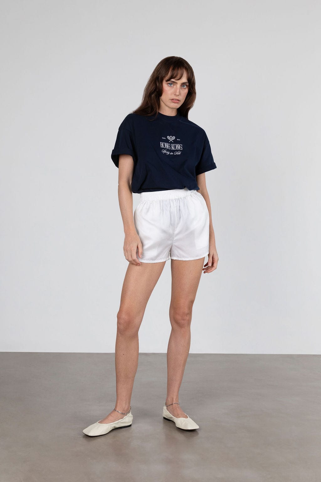Anaphe Sporty In Silk Hong Kong - Organic Cotton Tshirt