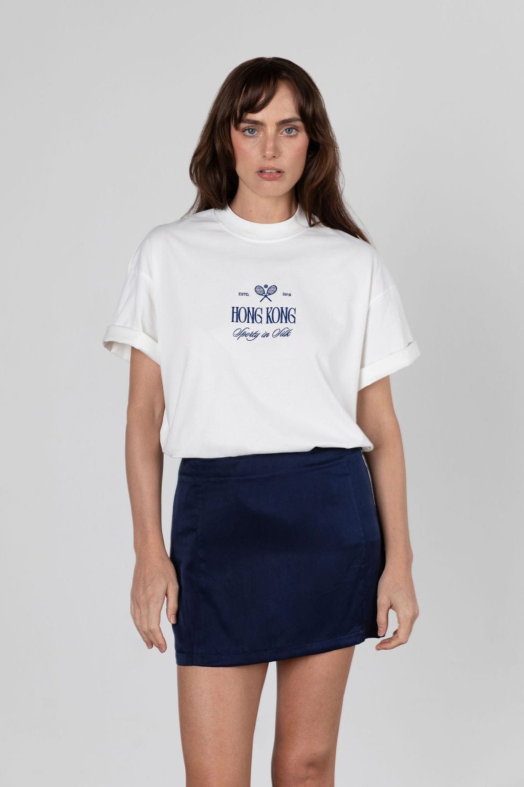 Anaphe Sporty In Silk Hong Kong - Organic Cotton Tshirt
