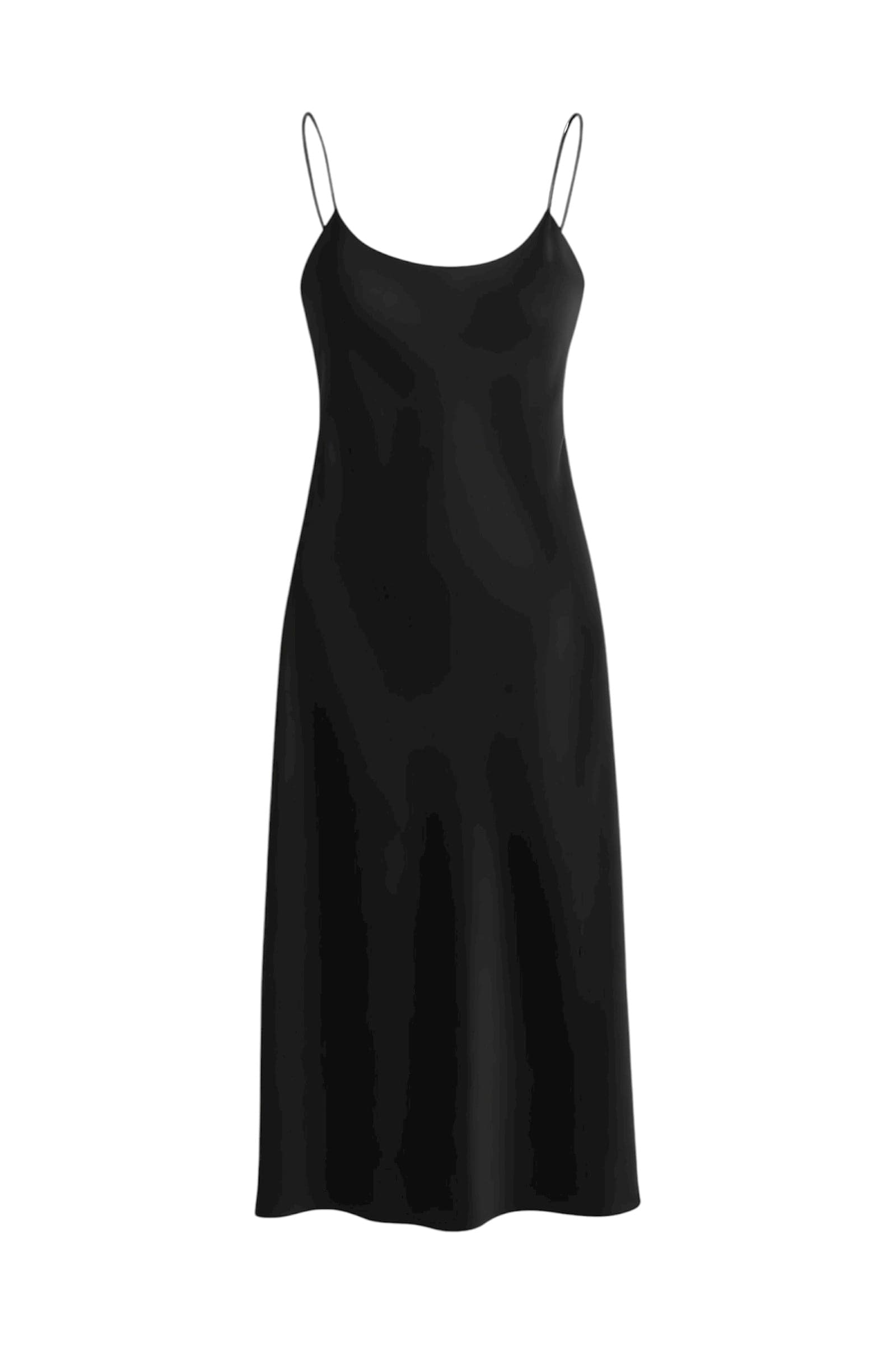 Harlow Scoop Slip Dress Black - Atelier