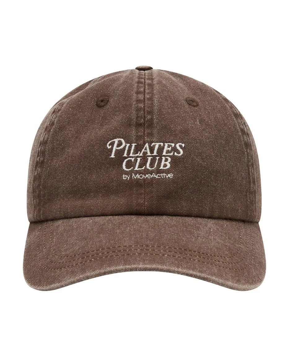 Move Active Brown Pilates Club Organic Cotton Baseball Cap