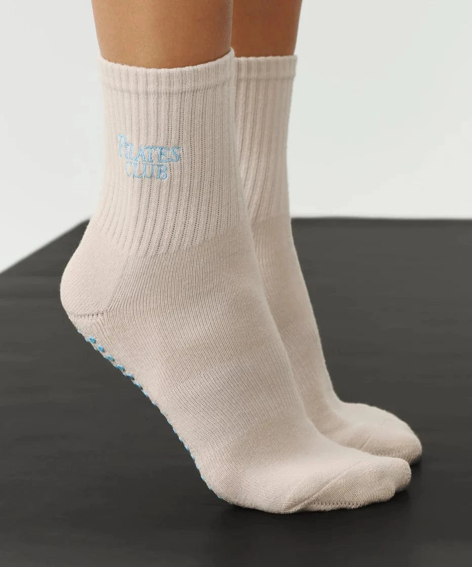 Move Active Stone Pilates Club Non Slip Grip Socks