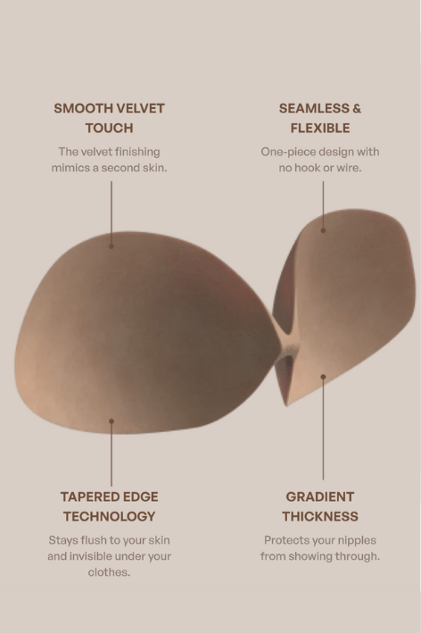 Gatherall Seamless Stick On Bra