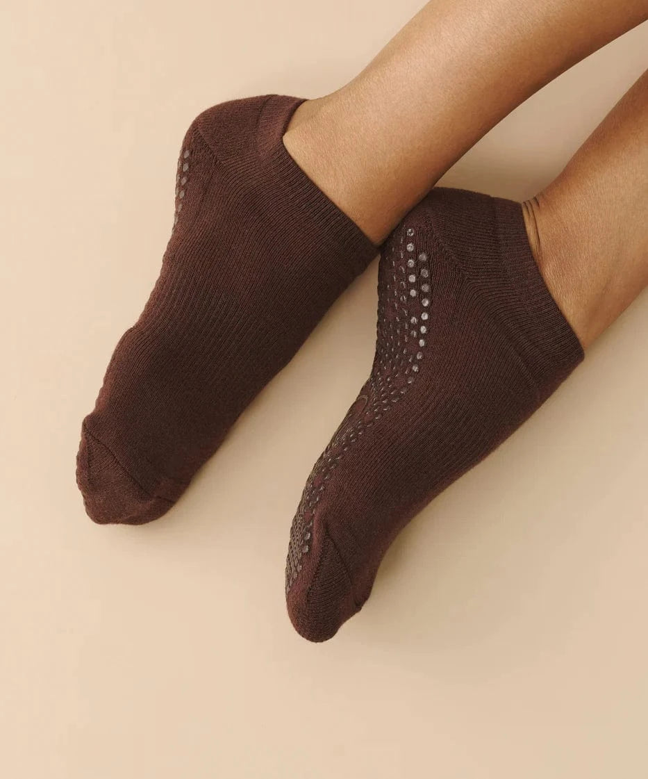 Pilates Yoga Barre - Classic Low Rise Grip Socks
