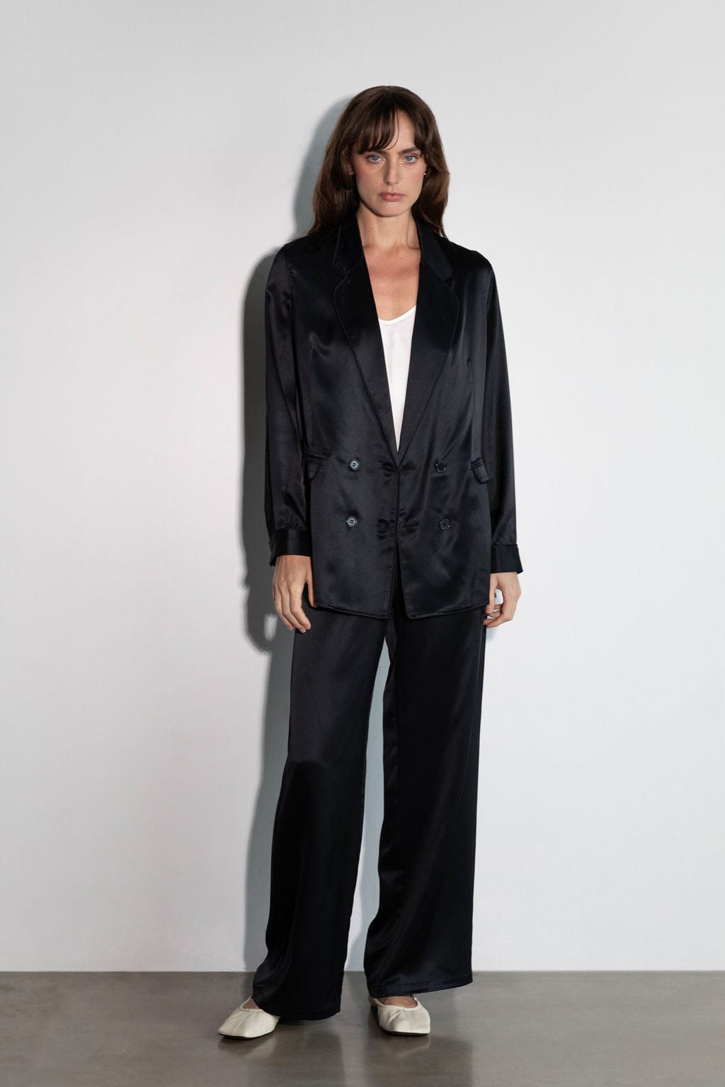 Silk Draw String Pant  - Black, Atelier