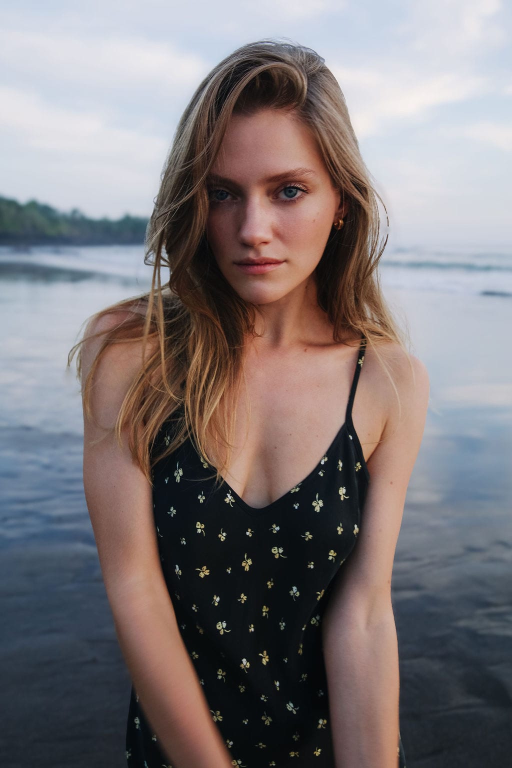 90s Icon V Slip Dress - Buttercup Floral