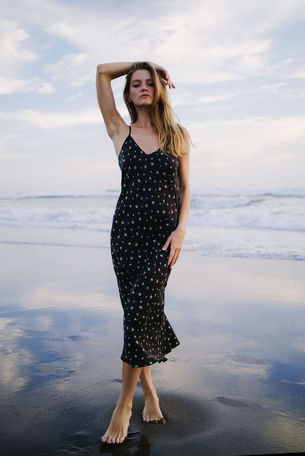 90s Icon V Slip Dress - Buttercup Floral