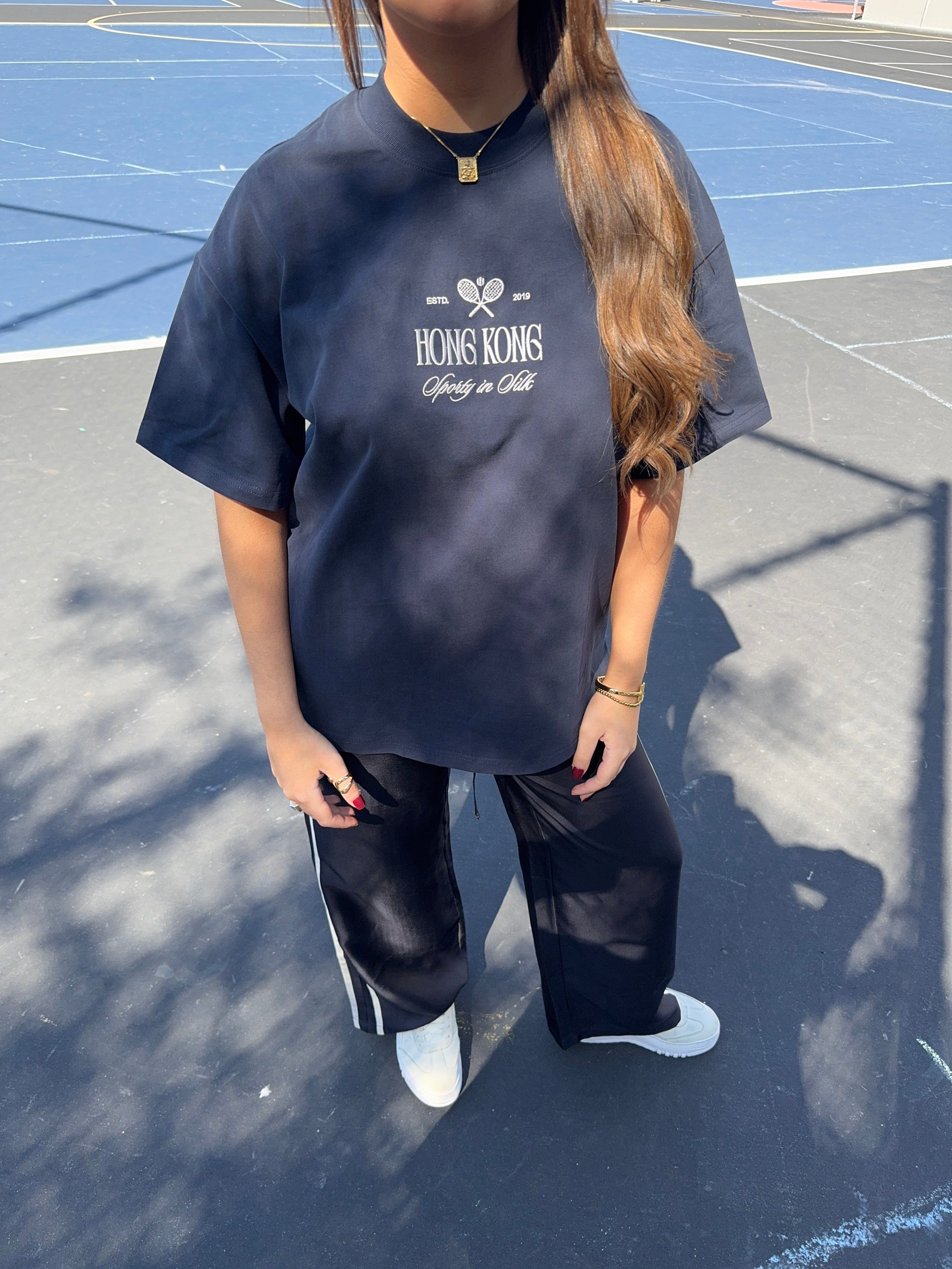 Sporty In Silk Hong Kong - Organic Cotton Tshirt