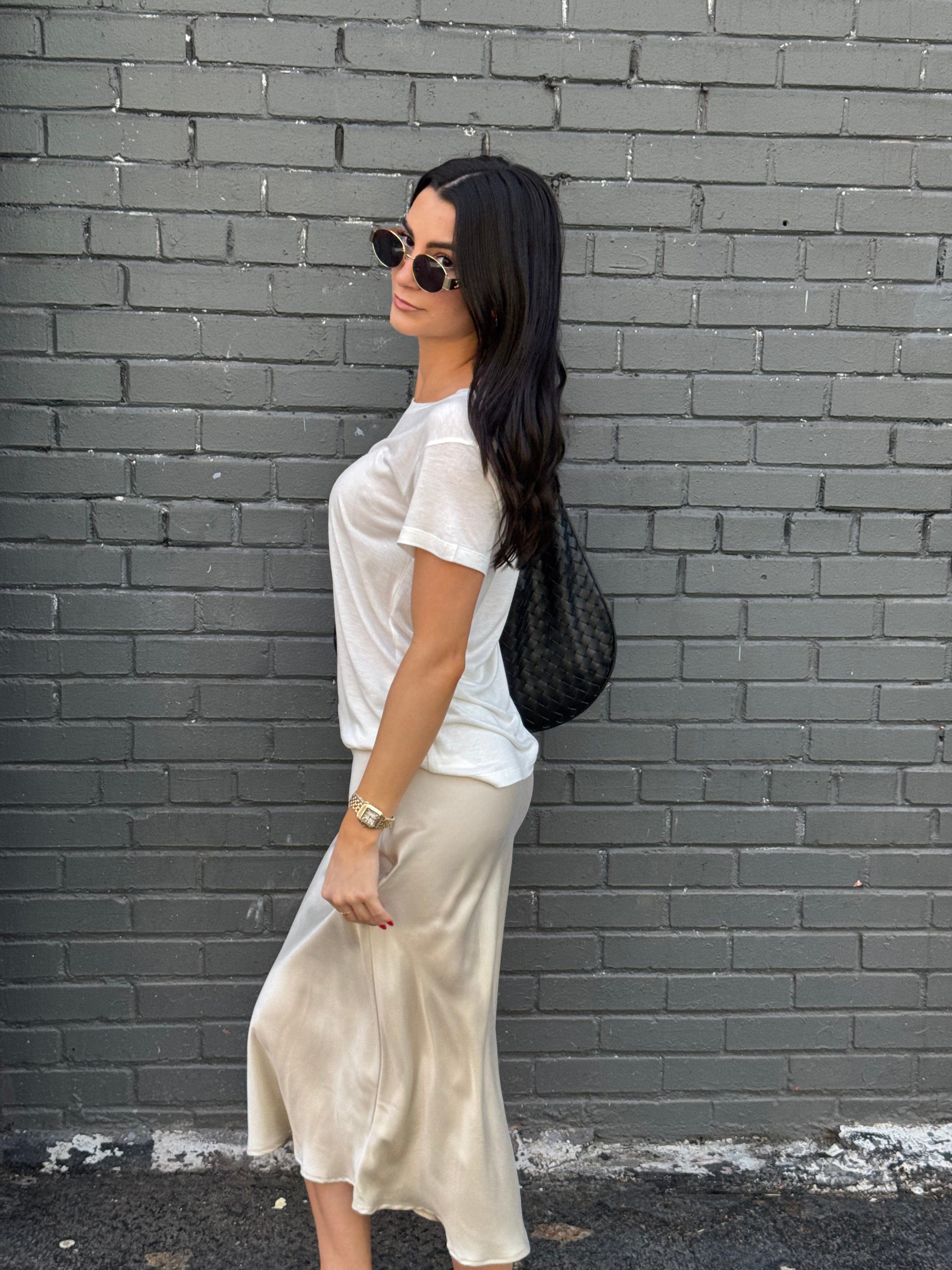 Effortless Silk Skirt