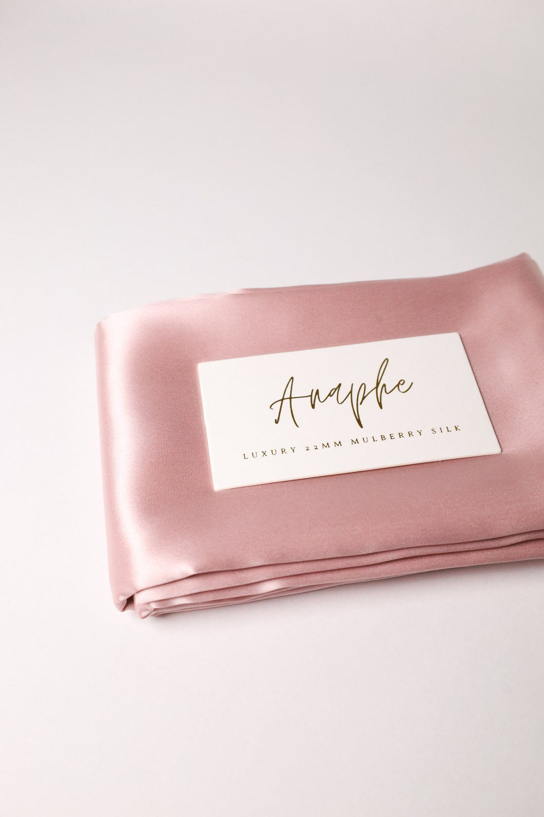 Anaphe Additions Blush Pink Silk Pillowcase 22momme 6A