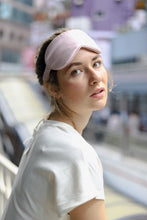 Load image into Gallery viewer, Anaphe Additions Blush Pink Silk Sleep Eye Mask
