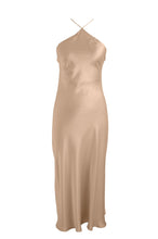 Load image into Gallery viewer, Anaphe Backless Dress 00&#39;s Backless Silk Halter Dress - Peach Fuzz
