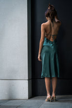 Load image into Gallery viewer, Anaphe Backless Dress Seren Halter Dress - Evergreen
