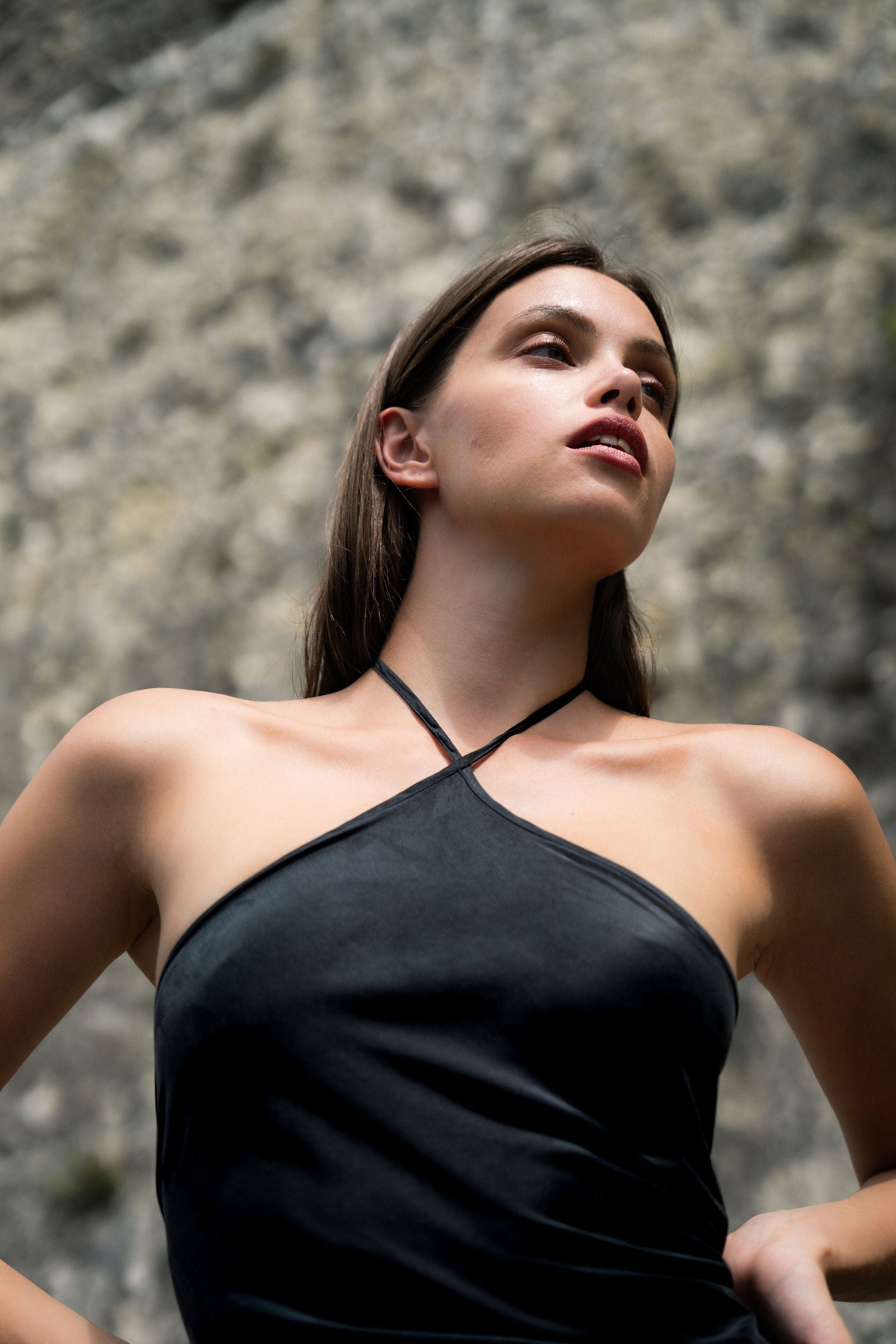 Anaphe Backless Dress Soho Mini Halter Dress