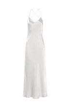 Load image into Gallery viewer, Anaphe Backless Dress XS Santorini Backless Strappy Silk Dress - White

