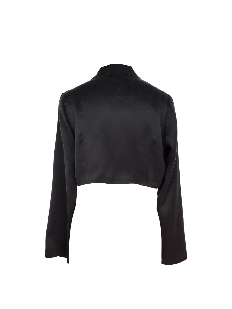 Silk cropped jacket new arrivals