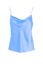 Load image into Gallery viewer, Anaphe Camisole Silk 60s Cowl Cami - Denim Blue
